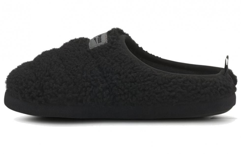 PUMA Scuff Sherpa Slippers 'Black'