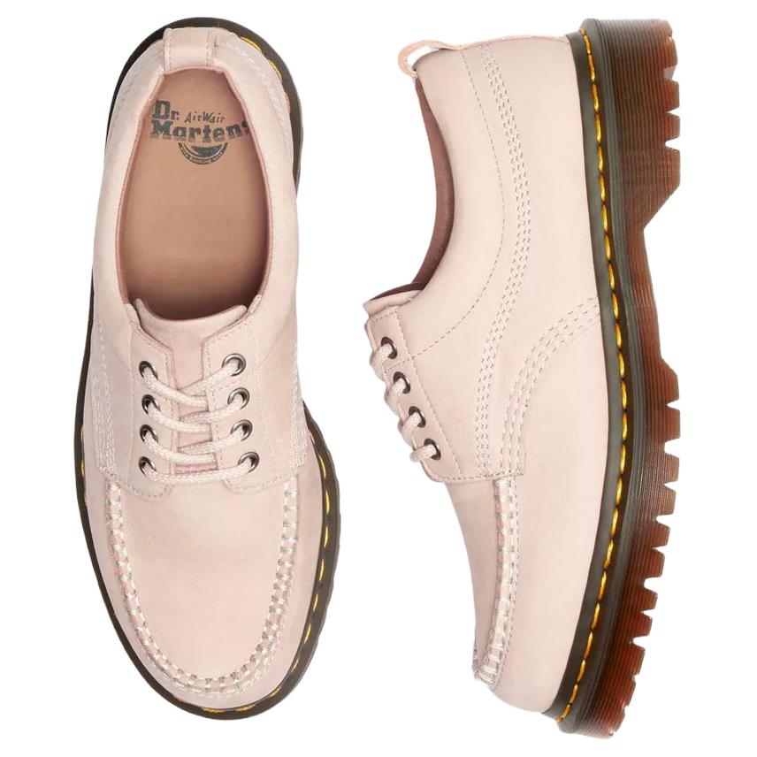 Dr. Martens Lowell Buttersoft Leather Moc Toe Shoes Powder Pink