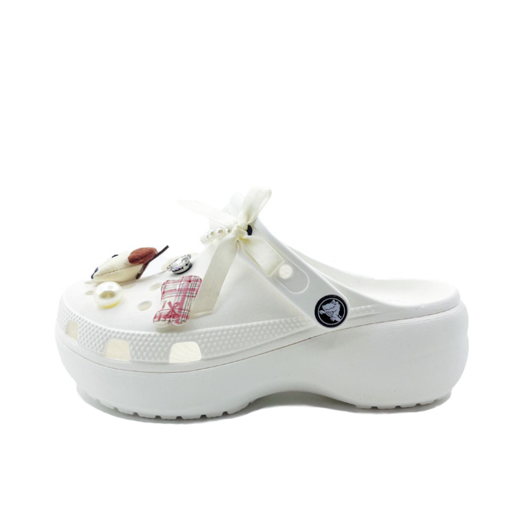 Crocs Classic Platform Clog Clogs Unisex White