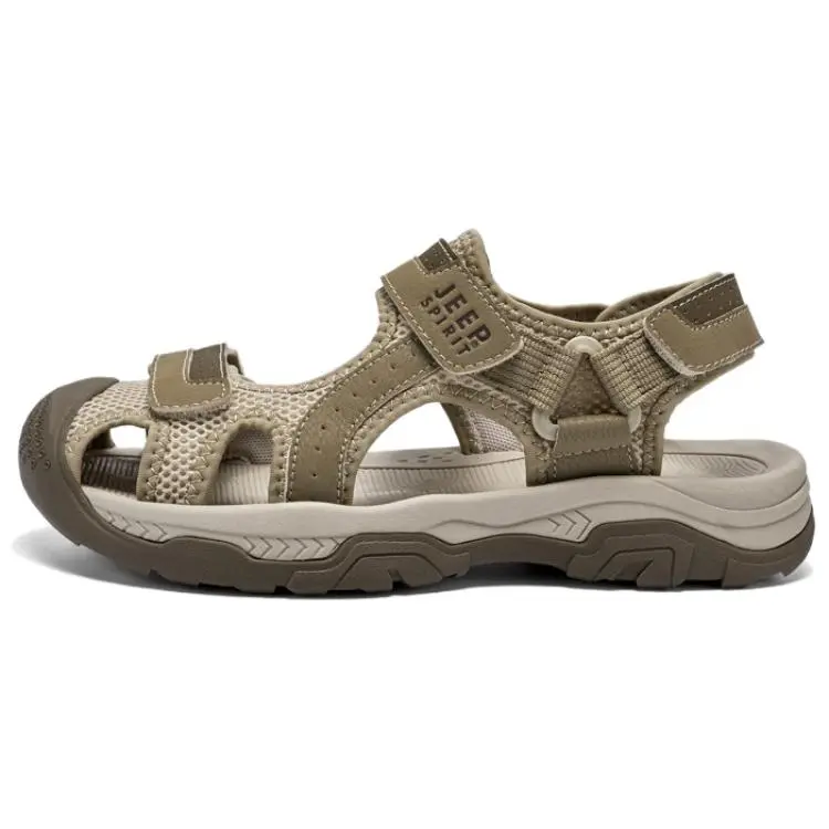 JEEP SPIRIT Outdoor Trail Running Beach Sandals Men's Sandstone