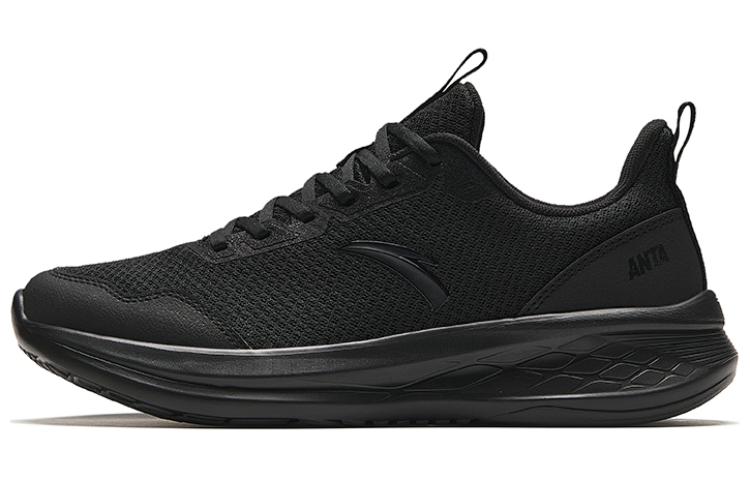 Anta Shock Absorbers Slip Resistant Low top Running Shoes Men's Black