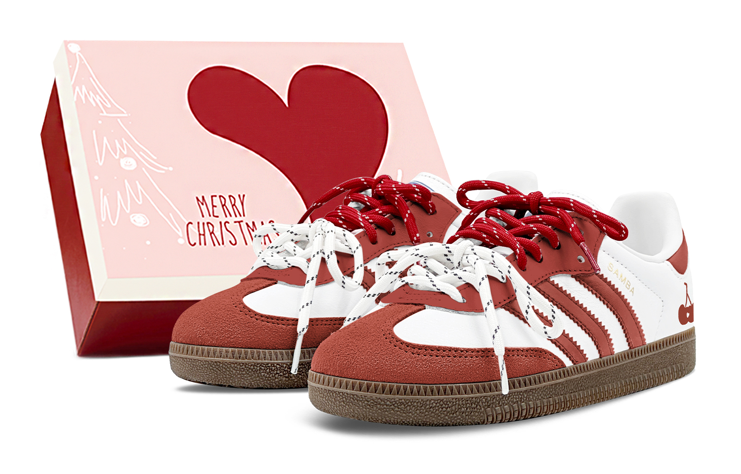 Adidas Originals SAMBA OG Skateboard Shoes Unisex Low top Red
