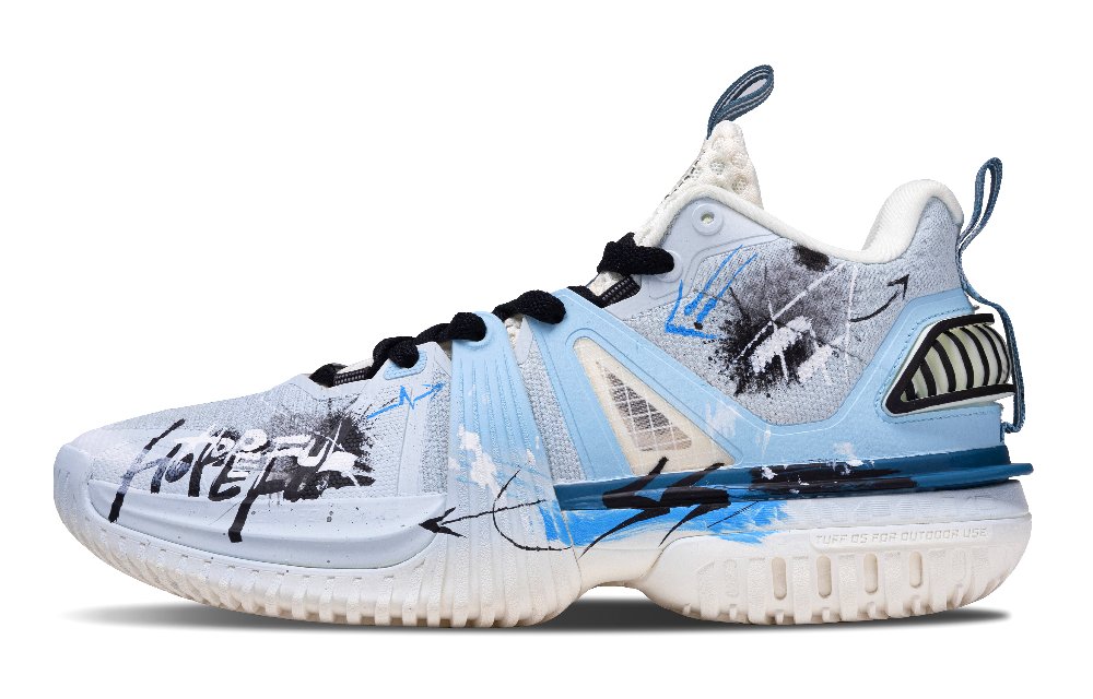 LINING Storm 2024 Basketball Shoes Men's Low top Blue/Black