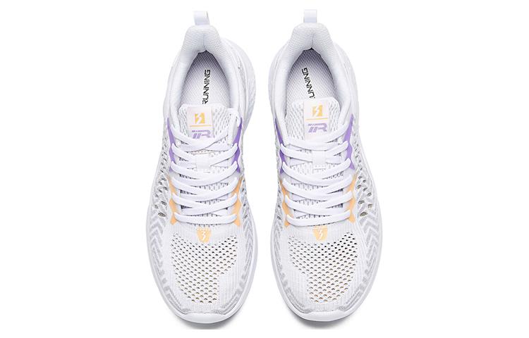 361° NFO Abrasion Resistant Breathable Low Top Casual Shoes Women's White Gray