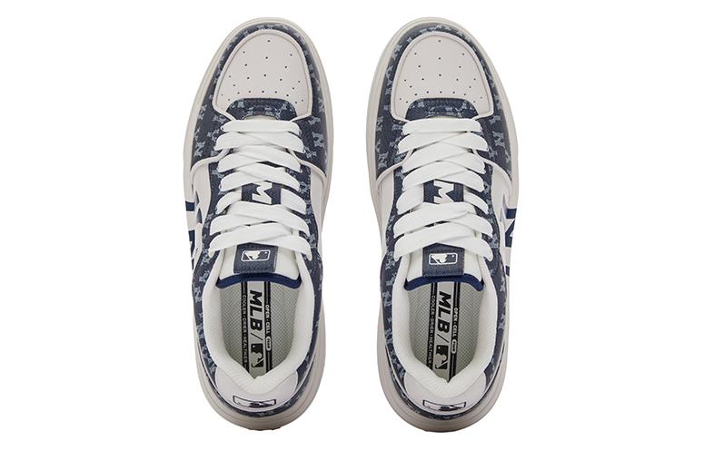 MLB Chunky Liner 24SS Slip Resistant Low Top Skateboard Shoes Unisex Marine Blue