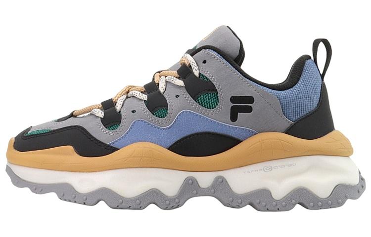 FILA FUSION QD96 Low Top Chunky Sneakers Men's Mystic Gray High Mountain Green