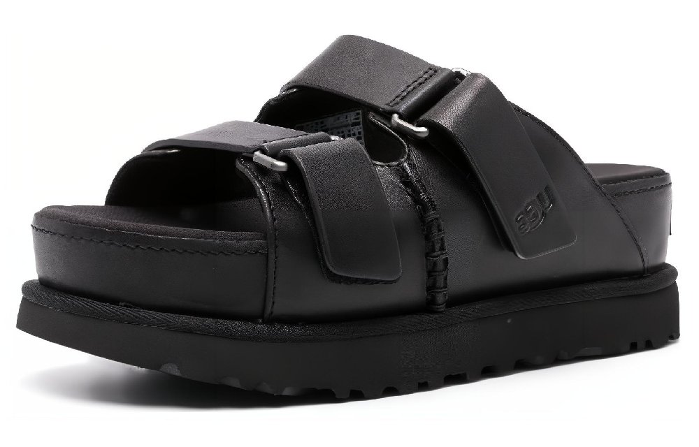 UGG Goldenstar Hi Slide Sandal 'Black' Women's
