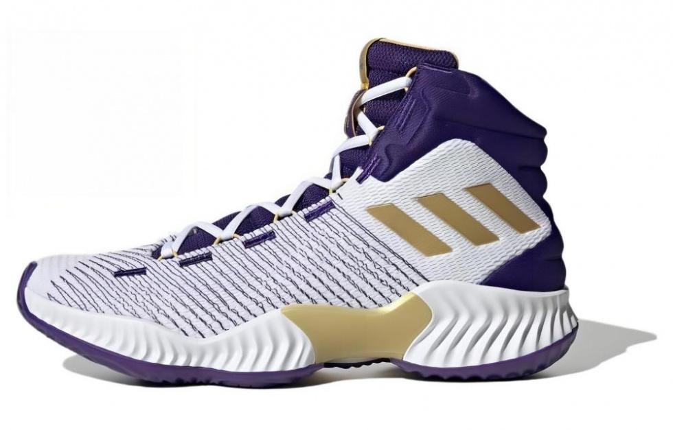 Adidas Pro Bounce 2018 'White Purple'