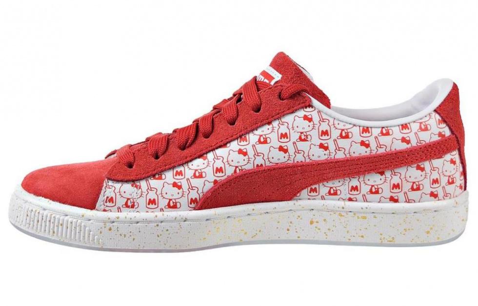 PUMA Hello Kitty X Suede Classic 'Bright Red' Gs
