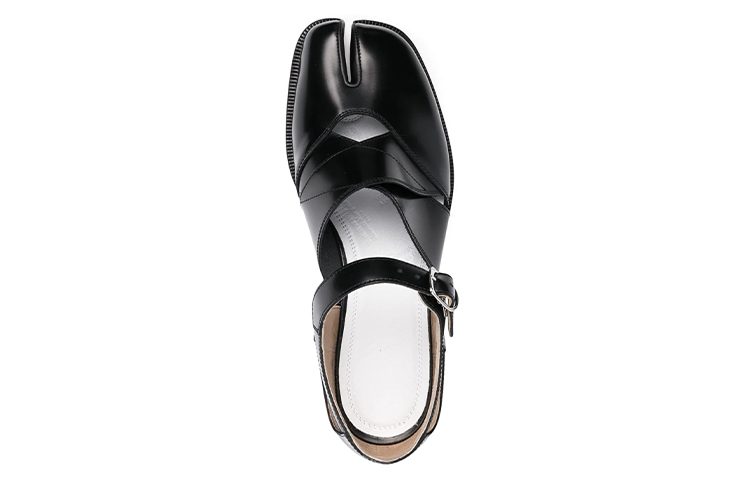 Maison Margiela Tabi Cut out Leather Sandals Women's купить в интернет-магазине Yoocart с быстрой доставкой по России.