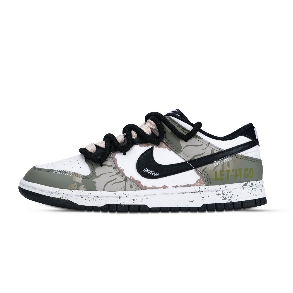 Nike Dunk Rainforest Adventures Low Top Skateboard Shoes Men's White Green