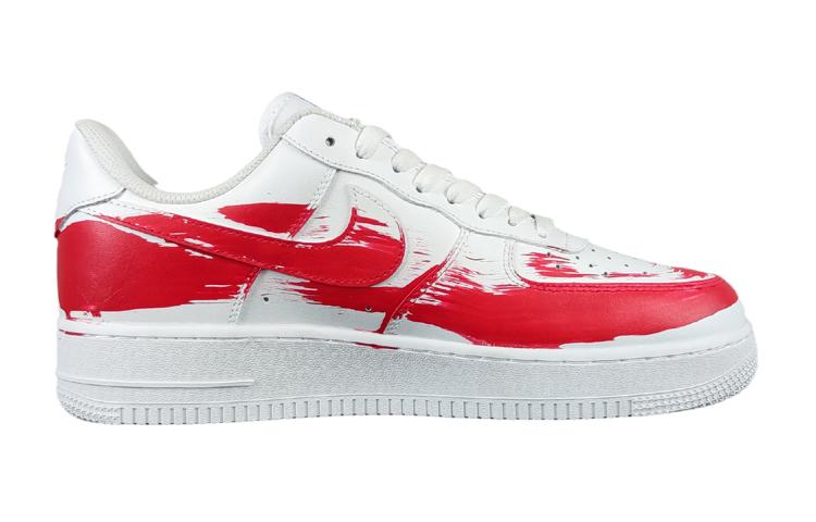 Nike Air Force 1 Low Air Force 1 Low-Top Skateboard Shoes Men's White Red купить в интернет-магазине Yoocart с быстрой доставкой по России.
