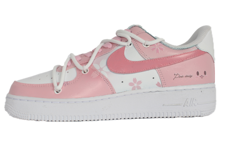 Nike Air Force 1 Low-Top Skateboard Shoes Men's Pure White