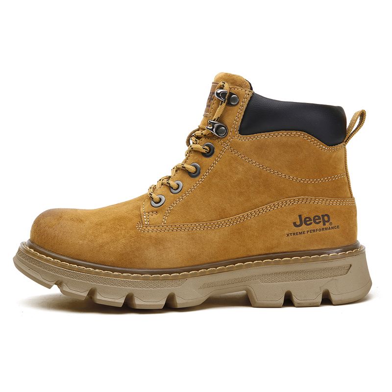Jeep Short Yellow Martin Boots Platform Men's