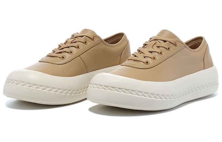 LI-NING 1990 Lost Chain Lightweight And Breathable Low-Top Skateboard Shoes Women's Coffee