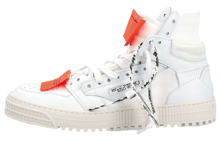 OFF WHITE Off Court 3.0 High Top Sneakers White/Orange