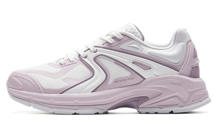 Anta Millennium Glacier Wear-Resistant Low-Top Chunky Sneakers Women's White Pink
