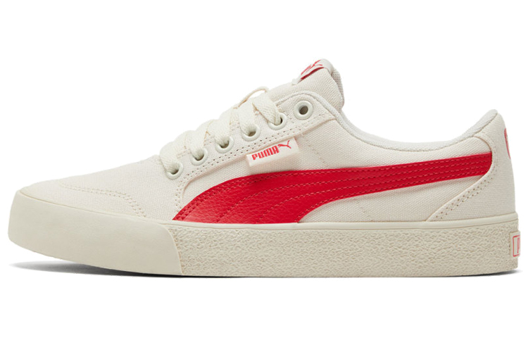 PUMA C skate Vulc Sneakers Beige/Red