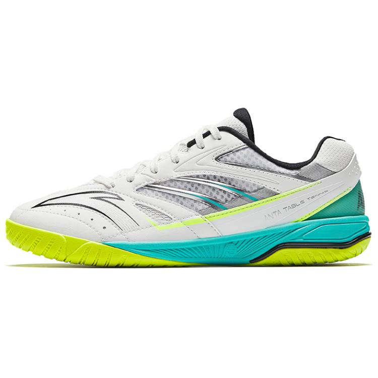 Anta Cushioning, Slip Resistant, And Abrasion Resistant Functionality Low Top Men's White Silver Green