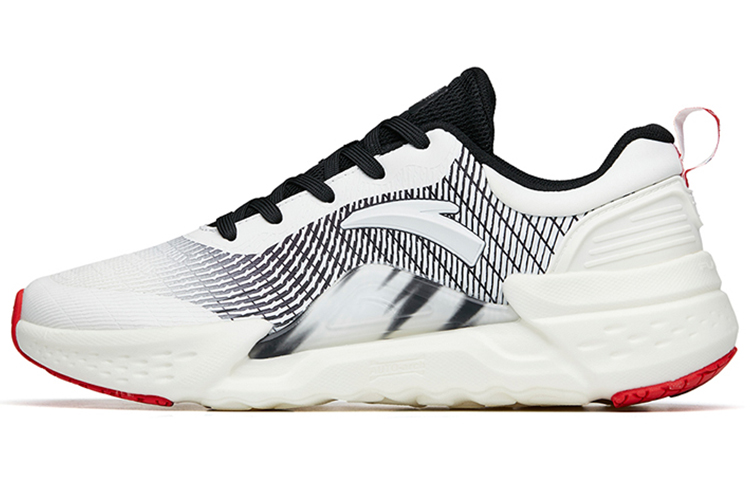 ANTA Training Shoes Men's Low Top Ivory White/Black