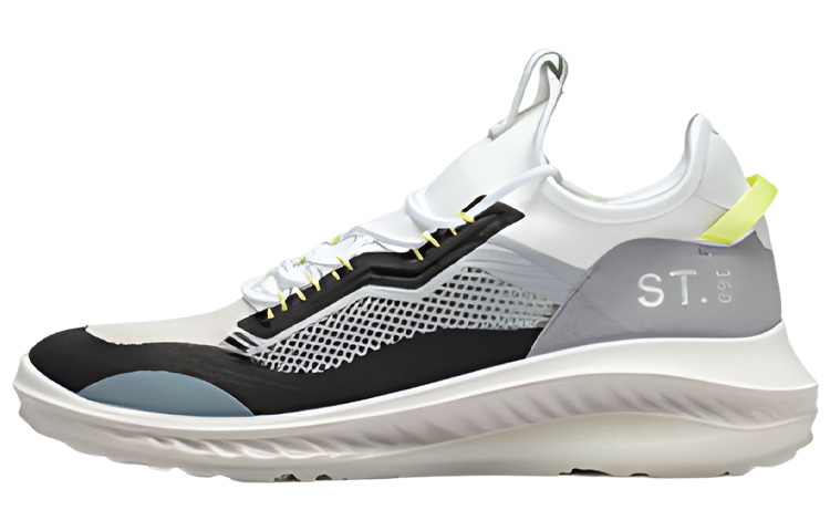 Ecco Low-Top Casual Shoes Men's Black White