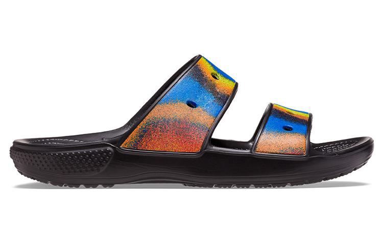 Crocs Slide Slippers Unisex Black/Multicolor Color