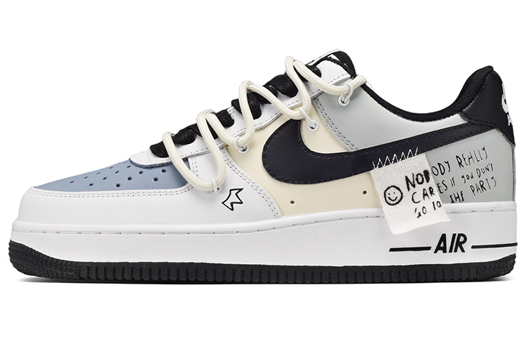 Nike Air Force 1 Skateboard Shoes Men Low-Top Gray/White