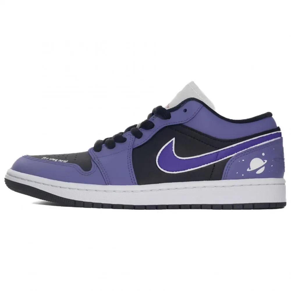 Nike Air Jordan 1 Low Top Vintage Basketball Shoes Men's Purple