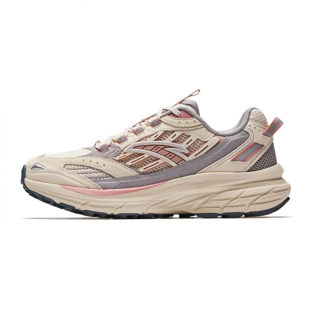Anta Low top Running Shoes Women's Wheat Khaki/Magic Carpet Gray