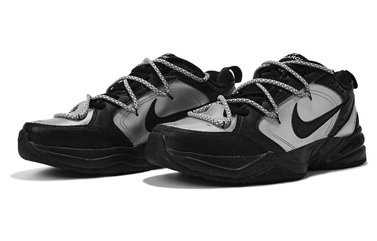 Nike Air Monarch 4 Anti Slip And Wear Resistant Lightweight Low Top Chunky Sneakers Unisex Black Silver купить в интернет-магазине Yoocart с быстрой доставкой по России.