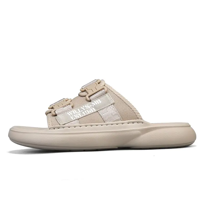 Jeep Cushioning Quick Dry Slip Resistant Abrasion Resistant Odor Resistant Slide Slippers Men's