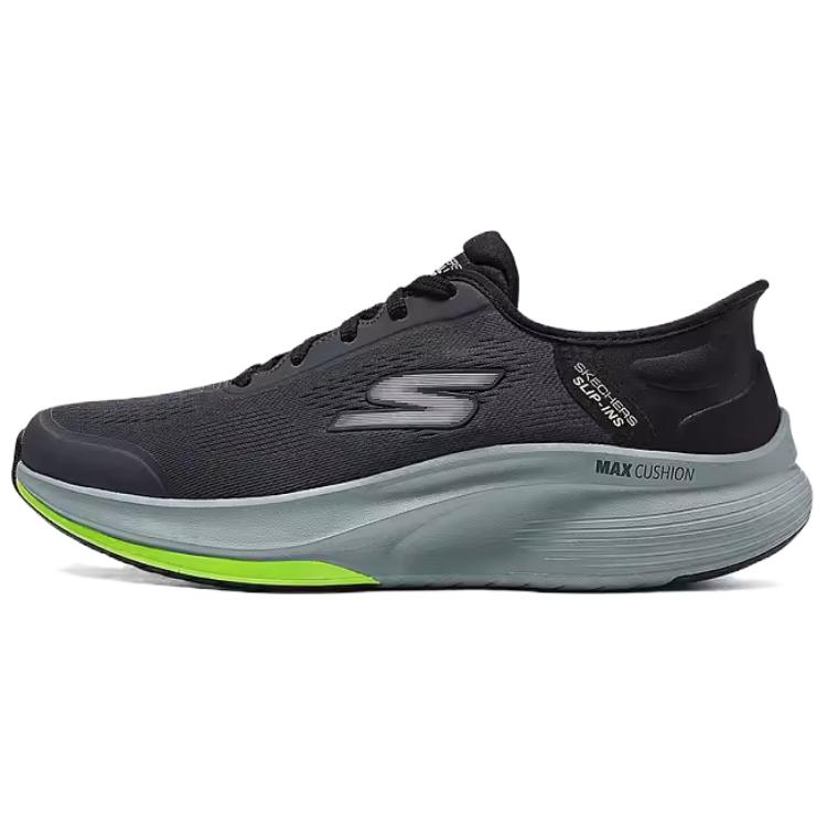 Skechers WOMEN'S GO WALK Anti-Slip Wear-Resistant Low-Top Casual Shoes Men's Black Gray