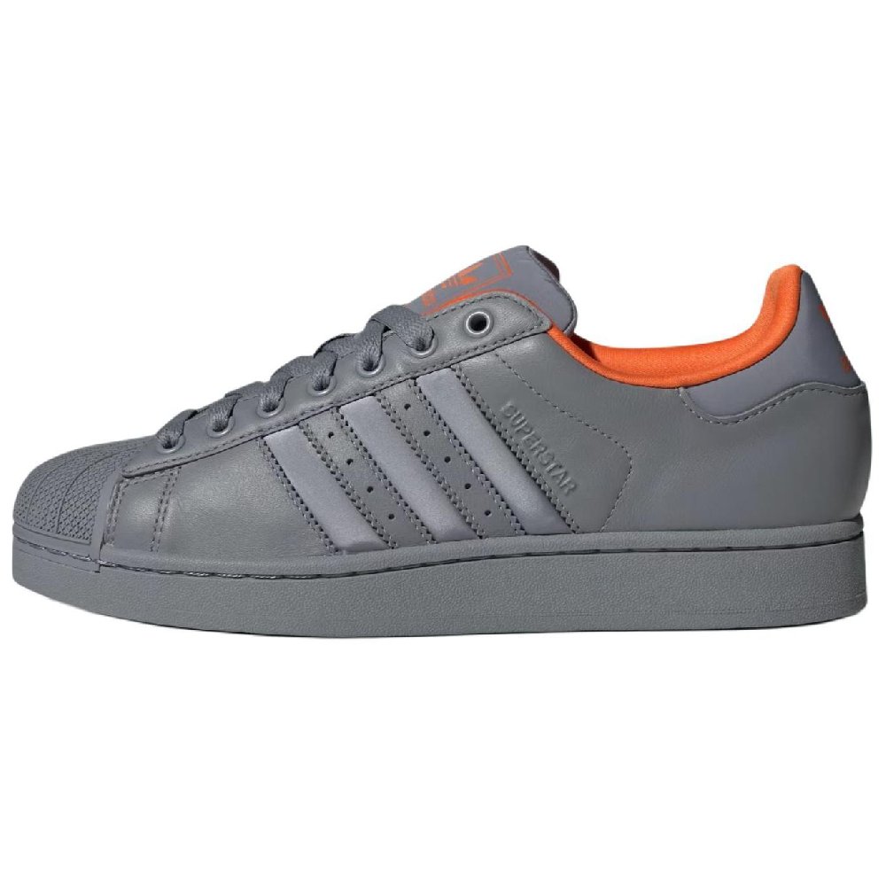 Adidas Originals Superstar 2 Low Top Skateboard Shoes Unisex Gray