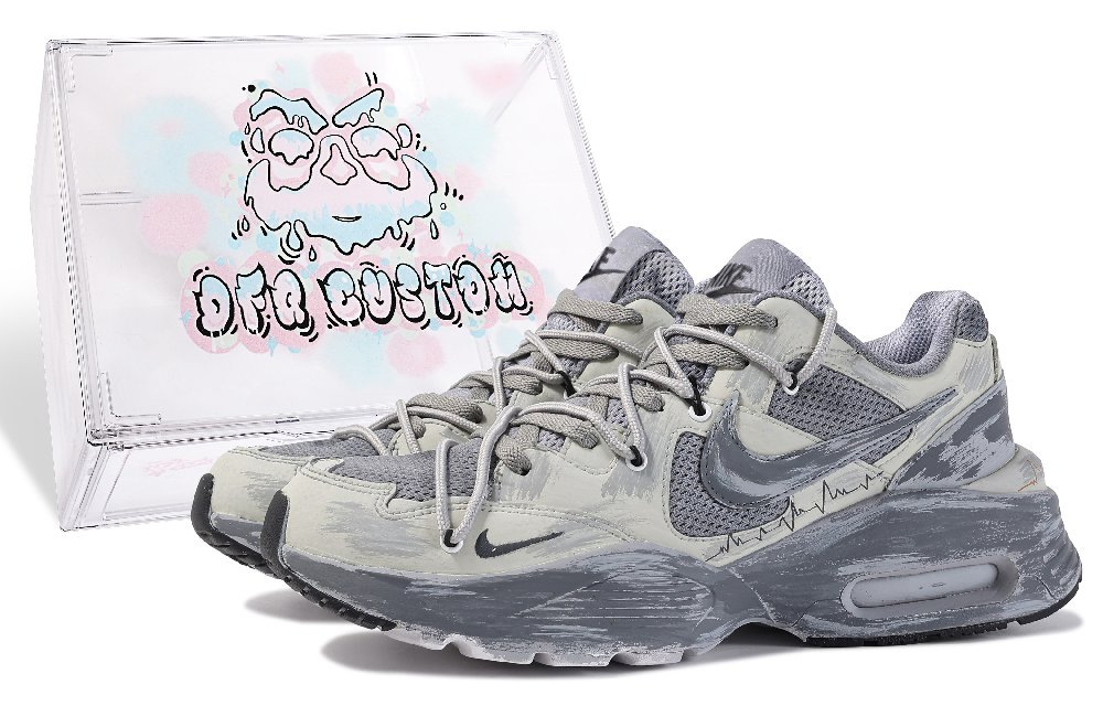 Nike Air Max Fusion Low Top Casual Running Shoes Women's Gray