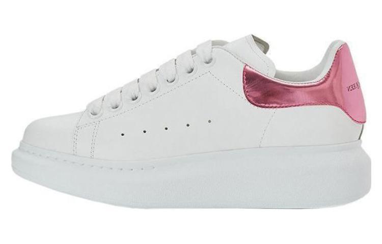 Alexander McQueen Oversized Sneaker 'White Pink Metallic' Women's