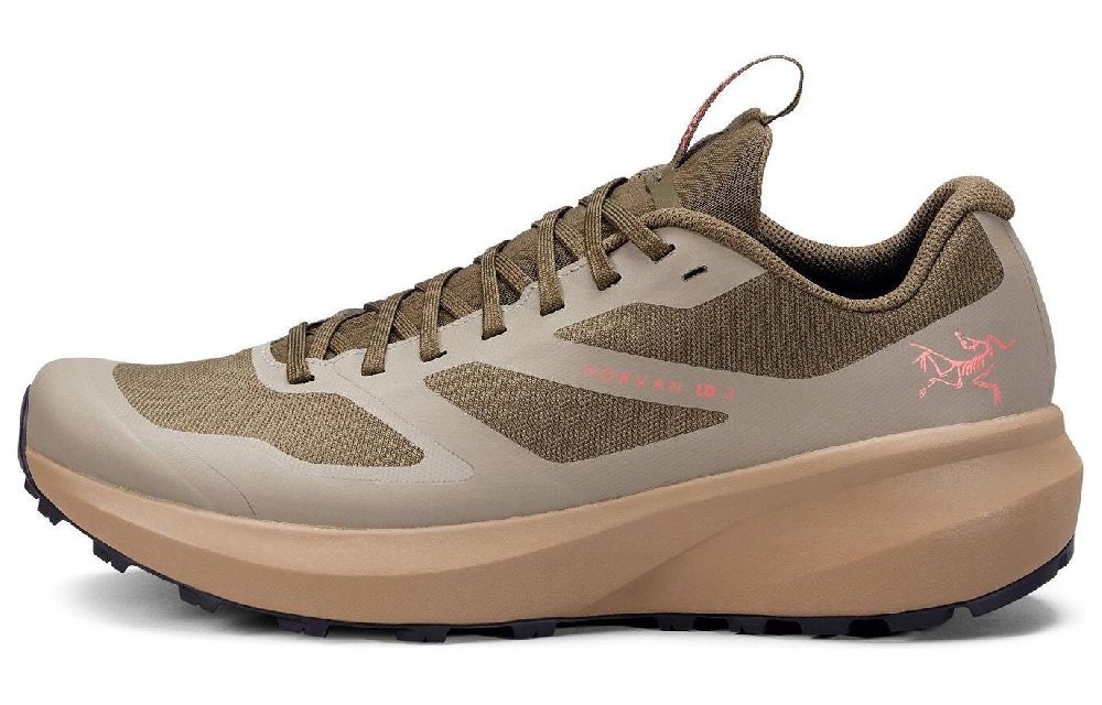 Arcteryx Norvan LD 3 Cushioning Support Low Top Trail Running Marathon Training Long Distance Running Shoes Men's Tan