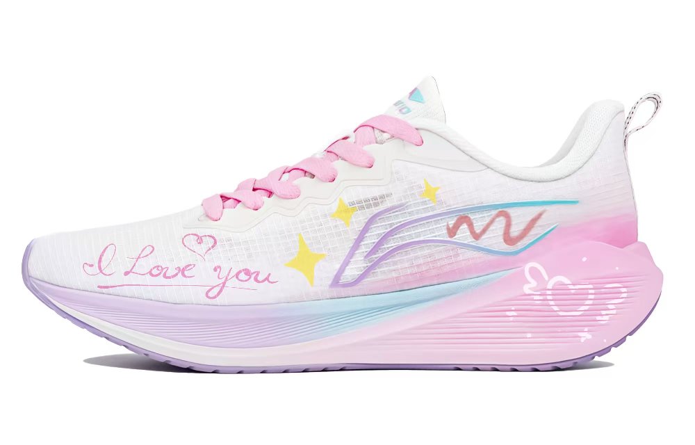 LINING Wuyue Running Shoes Women's Low top Pink
