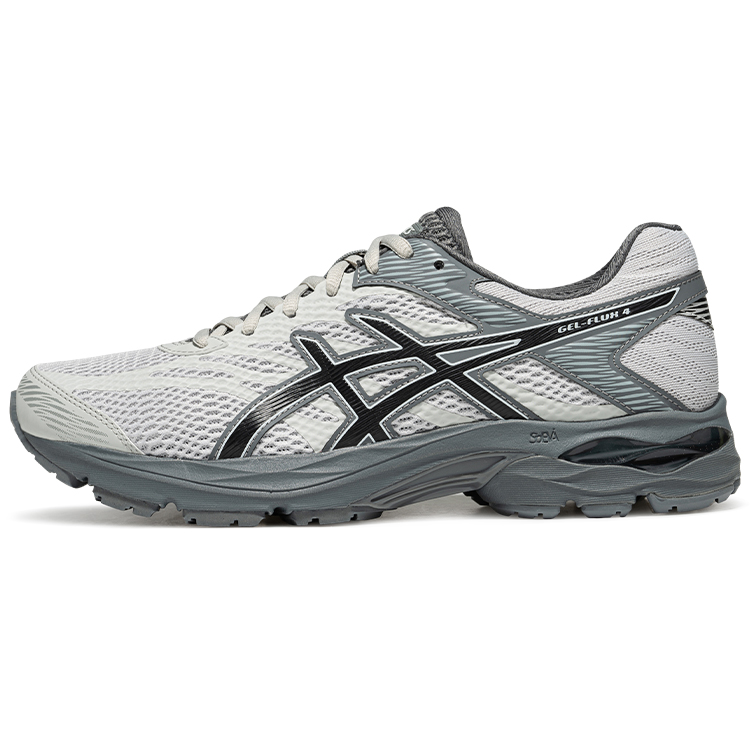 Asics Gel Flux 4 Low Top Running Shoes Men's Gray Black