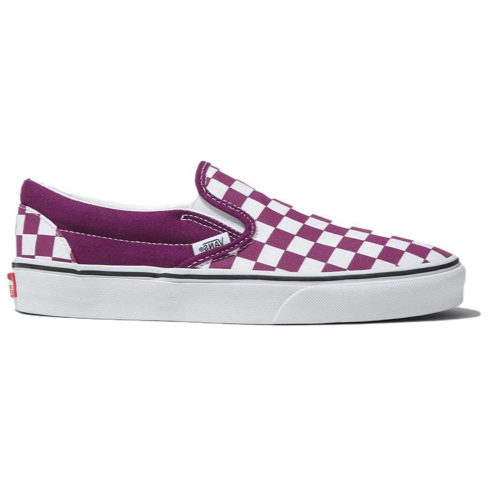 Vans Classic Slip On Checkerboard 'Purple' Women's