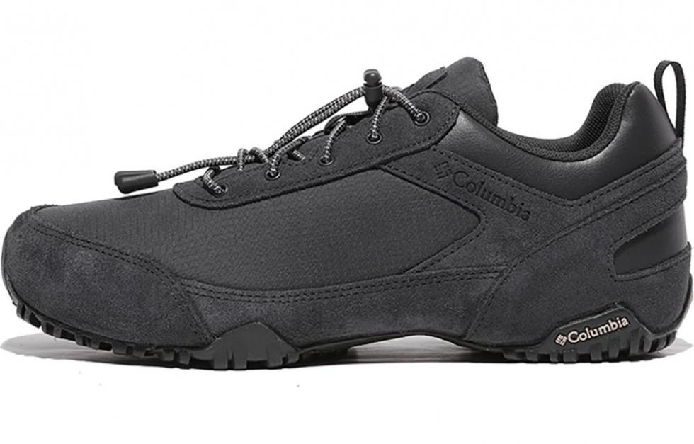Columbia Outdoor Shoes Men Low Top Dark Gray
