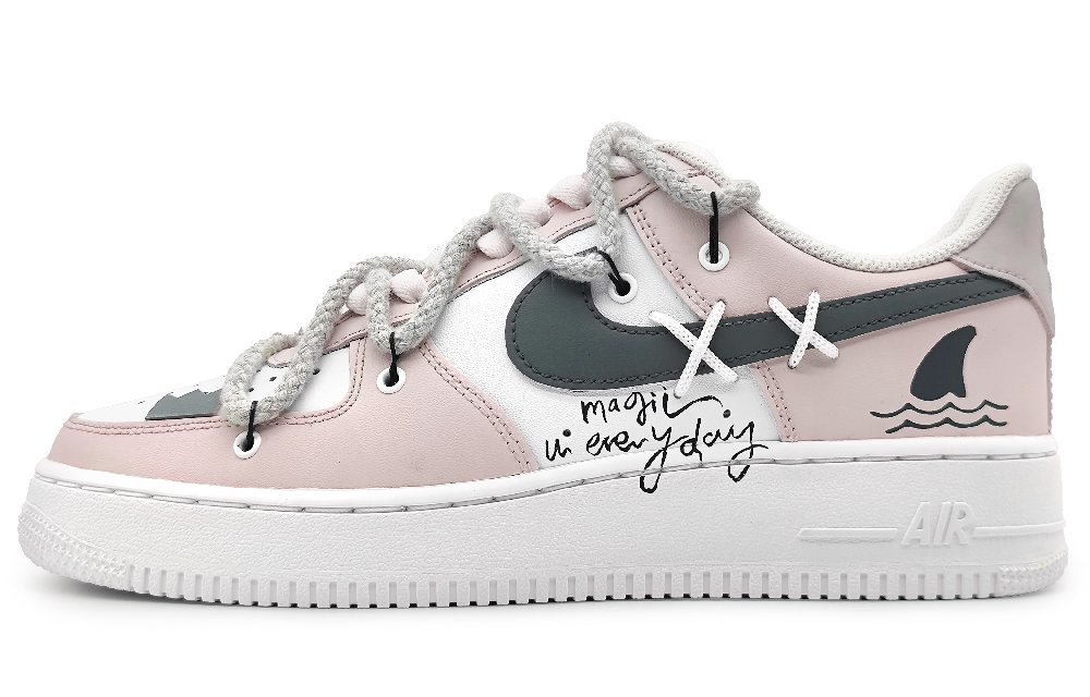 Nike Air Force 1 Coverage Warm Low-Top Skateboard Shoes Men's Pink