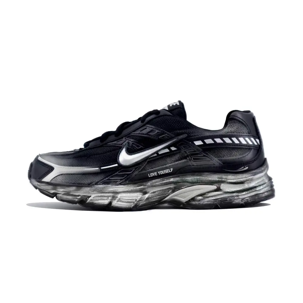 Nike Initiator Abrasion Resistant Low top Running Shoes Men's Black