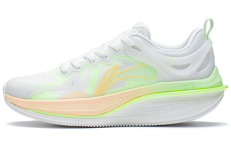 LINING WuShi 5S 2.0 Running Shoes Women's Low top Champagne White