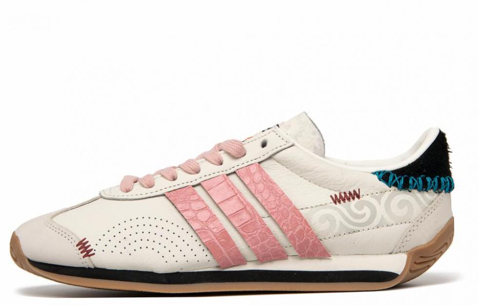 Adidas Originals Casual Shoes Unisex Low-Top Beige Pink