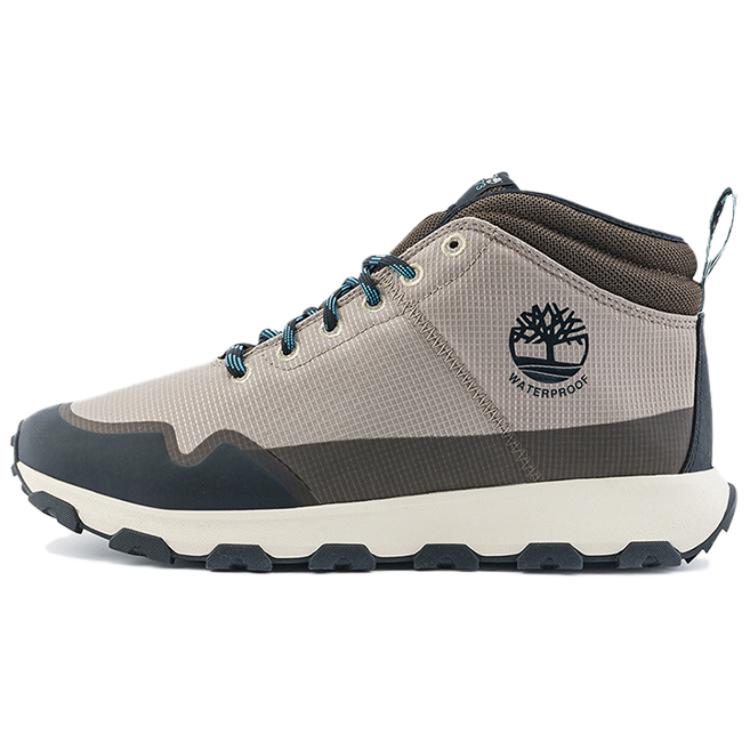 Timberland Winsor Trail Slip Resistant, Abrasion Resistant, Waterproof Mid Top Hiking Shoes Men's Light Brown