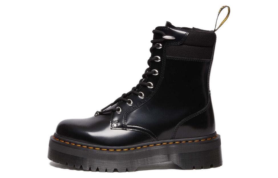 Dr. Martens Jadon Ii Hardware Buttero Leather Platform Boot Black