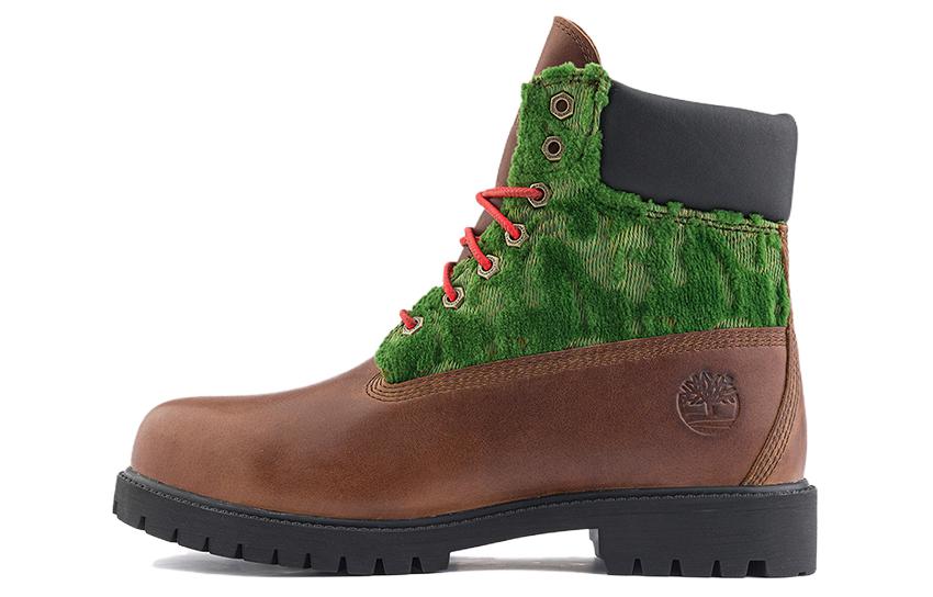 Timberland Heritage Black Pioneers 6 Inch Waterproof Boots 'Medium Brown Full Grain'