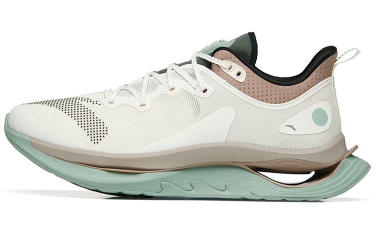 Anta Running Collection Low-Top Running Shoes Men's White Gray Green