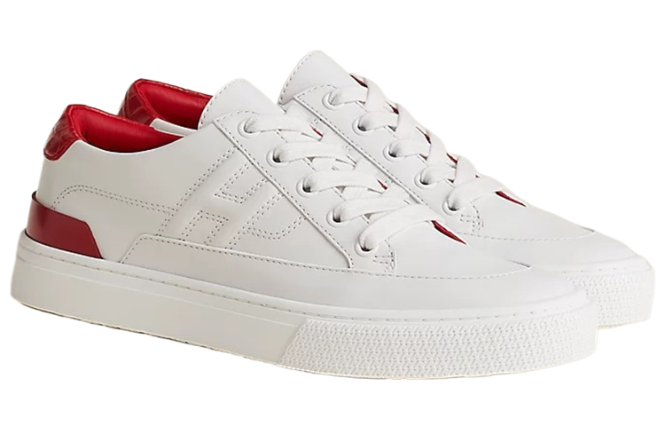 HERMES Deep Low Top Skateboard Shoes Women's White Red купить в интернет-магазине Yoocart с быстрой доставкой по России.