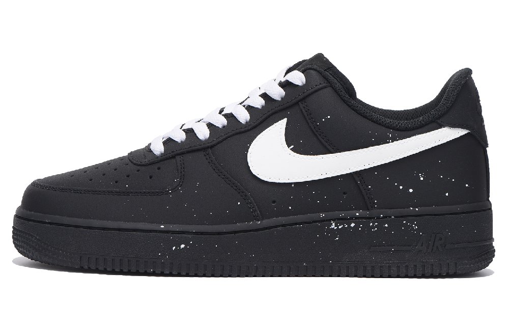 Nike Air Force 1 Anti-Slip Wear-Resistant Low-Top Skateboard Shoes Unisex Black White